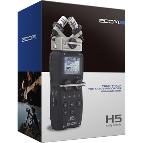 Zoom H5 Handy Recorder with Interchangeable Microphone System