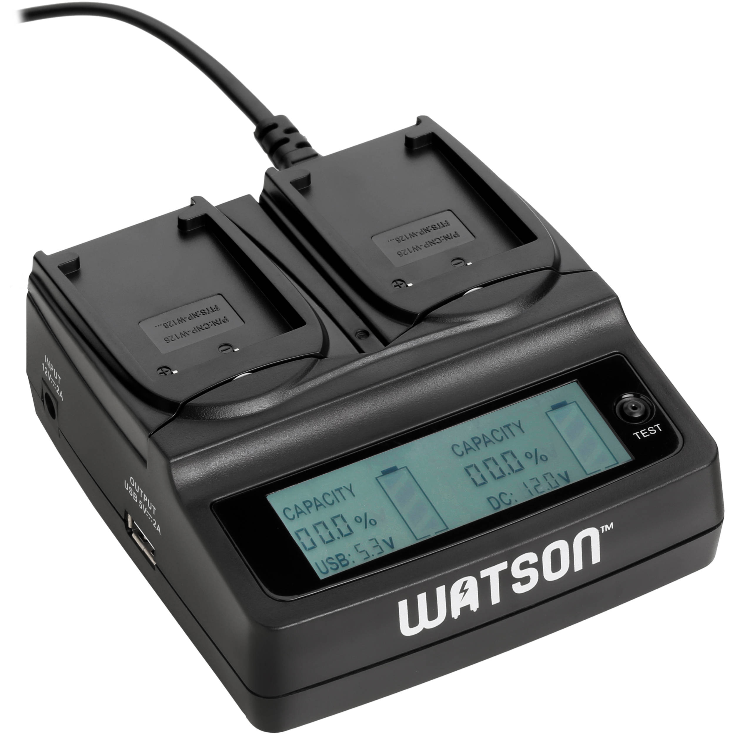 Watson Duo LCD Charger with Two Battery Plates (Select) • Cine