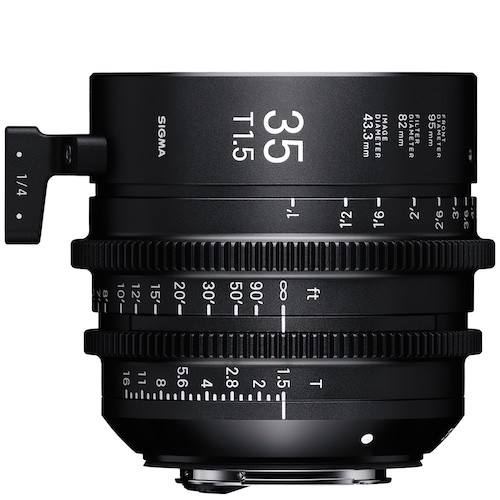 Sigma 35mm T1.5 Cine High Speed FF Lens • Cine Photo Tools