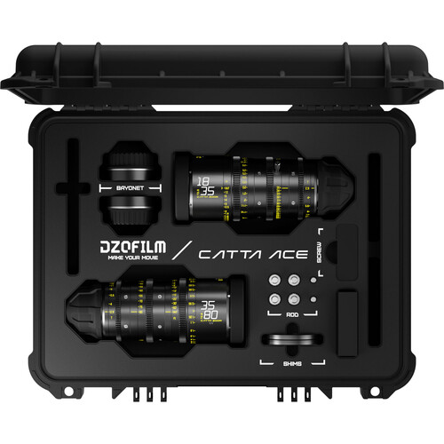 DZOFilm Catta Ace 18-35mm/35-80mm Lens Kit [PL Mount] • Cine Photo