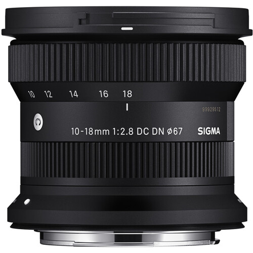 Sigma 10-18mm f/2.8 DC DN Contemporary Lens (Canon-RF) • Cine