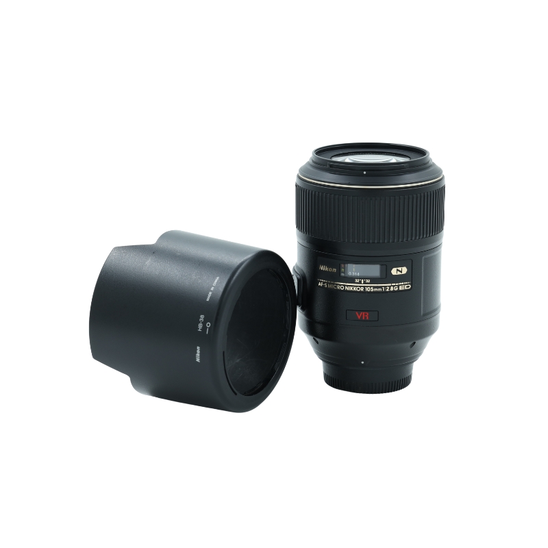 Used Nikon 105mm F2.8 SWM VR ED Macro IF Lens • Cine Photo Tools