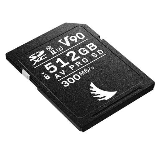 Angelbird 512GB AV Pro MK2 UHS-II SDXC Memory Card (V90) • Cine