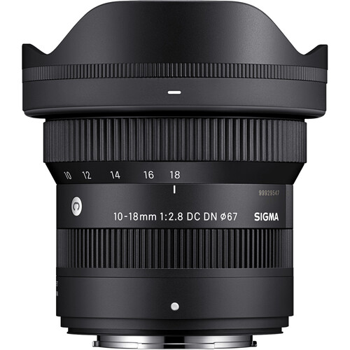 【新品未使用】sigma 10-18mm F2.8 DC DN フジフィルムX Sigma 10-18mm f/2.8 DC DN Contemporary Lens (FUJIFILM X) • Cine