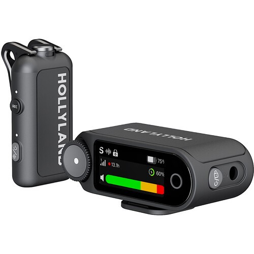 Hollyland LARK MAX ワイヤレスマイクシステム Hollyland LARK MAX 2 Solo Wireless Microphone System for Cameras