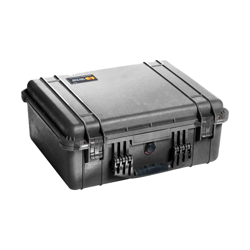 Pelican 1550 Case (Black) with Pick 'N Pluck Foam
